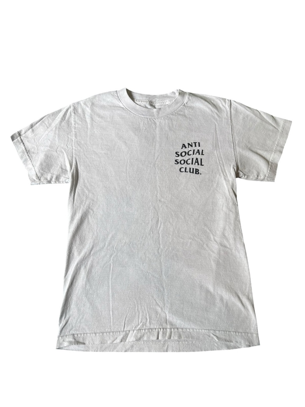 Anti Social Social Club // White Tee with Rose Graphic - Picture 2 of 6